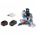 Akumuliatorinis kampinis pjūklas GCM 18V-305 GDC, CT 2x5.5PrC, CoMo, 1880CV 0601B43002 BOSCH