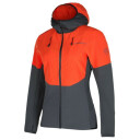 Striukė SESSION Tech Hoody W, LA SPORTIVA, 8020647198047, 363g, M, CARBON_CHERRY_TOMATO