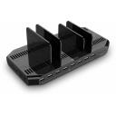 Lindy Laadija 73435 120W 10 Port USB, 8 USB 2.0 porti, 2 USB Type-C porti, 5V 2.4A, 5V 3A, kiire laadimine, toiteadapter 0.9m