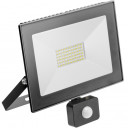 Prožektors ar kustības sensoru, LED, 50W, 3500lm, PF>0.9, IP65, 120&deg;, 4000K, melns; GT-FLR50WC-40 G-TECH