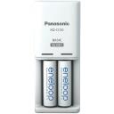 Panasonic Bateriju lādētājs K-KJ50MCD20E, 100-240 V, 2 x 2000 mAh AA, 10-240 min uzlādes laiks, 2 LED indikatori