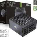 Gamemax toiteplokk LION CORE 1200P, 1200 W, Platinum, T&auml;ielikult modulaarne, 1 x 24 pin ATX, 2 x 8 pin CPU, 4 x 8 pin PCIe