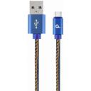 Gembird USB kabelis CC-USB2J-AMCM-1M-BL, 1m, 480Mb/s, 2.1A, zila krās.
