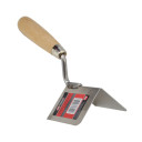 Nerūsējo&scaron;ā tērauda stūra lāpstiņa 60x80mm, ergonomisks beech koka rokturis, AW30244, AW