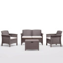 Dārza mēbeļu komplekts Set Venezia 2 bēšs BICA 1691671