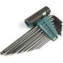 &Scaron;e&scaron;iakampiai raktai, ilgi, 9vnt, 1/16";-3/8";, K1411 KAMASA ĮRANKIAI