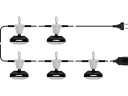 STRING LIGHT SET 5X900LM, 15,4M 82863 STHOR
