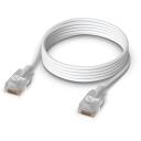 Ubiquiti UACC-Cable-Patch-EL-1M-W, v&otilde;rgukaabel, 1m, RJ-45, RJ-45, Cat6, 2.5mm, 2.5 Gigabit Ethernet, PoE++, sirge pistik, 1 tk