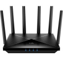 Cudy WR6500 BE6500 kahe sagedusalaga gigabitine Wi-Fi 7 ruuter EasyMesh ja MU-MIMO toega, must