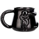 Paladone Harry Potter tum&scaron;ās zīmes krūze PP14643HP, 400 ml, melna, Nagini roktura dizains, nav piemērota trauku mazgā&scaron;anai