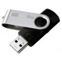 Goodram 32GB UTS2 USB 2.0 m&auml;lupulk, UTS2-0320K0R11, 32 GB, USB 2.0, 20 MB/s, 5 MB/s, must