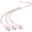 Vention USB 2.0 A 3in1 3A kaabel CTPPG, 1.5m, 3A (USB-C), 2.4A (Lightning), 2A (Micro-B), 480 Mbps