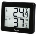 Hama Termomeeter/higromeeter TH-130 186361, 10cm x 1.1cm x 8.2cm, 106g, CR2025 aku, traadita andur, &otilde;hu niiskus