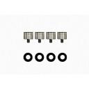 Zalman AMD kinnituskits ZM-AM5MKB, valge, must, alus x 4, kumm x 4