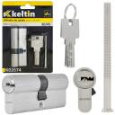 Keltin Цилиндр замка K02674, 30/30 мм, 3 ключа, алюминий, ZnAl механизм, 25000 циклов, винт для крепления в комплекте