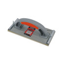 Roku slīpē&scaron;anas bloks PVC 100x230mm, ergonomisks rokturis, 6mm gumijas slānis, AW30282, AWTOOL