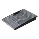 Tableware dish 30x42x6,4cm black/silver 0805752877 Curver