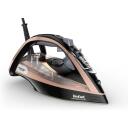 Tefal Aurugraud FV9845, 3200 W, 350 ml, 60 g/min, must/roosa kuld, ergonoomiline auru p&auml;&auml;stik, stabiilne puhke m&auml;gi