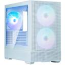 Zalman Datoru korpuss P30 AIR White, 7,6kg, 452x235x420mm, mATX/Mini-ITX, 5 PCI, 2x140mm ARGB, 1x140mm ARGB