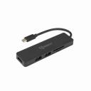 Sbox Adapteris TCA-51, 4K@30Hz, 1080p@60Hz, 5Gbps, 480Mbps, kortelių skaitytuvas, juodas
