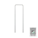 U formas cinkota metāla pīrsings, BRADA, ATSMGU1320/50L, 3 cm platums, 20 cm augstums, 50 gab. iepakojumā