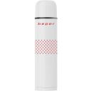 Beper Termoss BI.504, 500ml, nerūsējo&scaron;ais tērauds, sarkans punkts, krūzīte