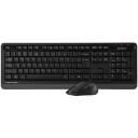 A4Tech FStyler tastatūras un peles komplekts A4TKLA47478, 15m, 1xAA, 6 szt., 2000 dpi, USB, bezvadu, membrāna, pelēks