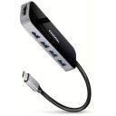Axagon USB keskjaam HMC-6H4A 6in1, 4x USB-A, 1x USB-C PD 100W, 1x HDMI 4K, 5Gb/s, 20cm kaabel