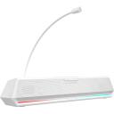 Edifier Žaidimų garso juosta G1500 BAR White, 5V, 120-20kHz, 7.1 virtualus erdvinis gars, RGB ap&scaron;vietimas, nuimamas mikrofonas