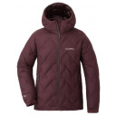 Jaka W PERMAFROST Light Down Parka, izmērs: M, Maroon, 4548801716585 Mont-Bell