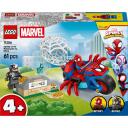 Lego Konstruktors 11206, 61 gab., Spidey un Degunradža minifigūras, motocikls, 4 g. vecumam