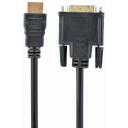 Gembird vaizdo kabelis CC-HDMI-DVI-15, 5 m, HDMI, DVI-D, Vyras/Vyras, Aukso kontaktai