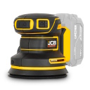 JCB JCB-18POS-125 Professional 18V бесщеточная эксцентриковая шлифмашина для дерева металла и краски 125мм 8000-12500об/мин 3 скорости