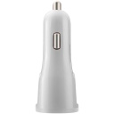 Автомобильное зарядное устройство с USB A выходом и встроенным кабелем Lightning 2.4 A C-033 Белый CNE-CCA033W CANYON