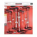 Šešiakampis raktas T-rankena 8 vnt KREATOR KRTH22005 Chrome vanadium