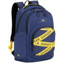 Rivacase Рюкзак Erebus 5461BLUE, 30L, 15.6", водоотталкивающий, 2 боковых кармана, тип закрытия: молния