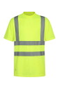 Kergesti n&auml;htav T-s&auml;rk HVMG, kollane, XL, PESSO, HVM_G-XL, 100% pol&uuml;ester, 170 g/m&sup2;, CE 471, 2. kategooria