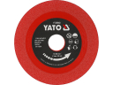 Dimanta diska asmens 115mm, YATO, YT-59940, 22.2mm montāžas caurums, sausai griešanai stiklam un keramikai
