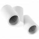 Laevalgusti LUPO, 17,5x5,6x11,5cm, IP20, 2*GU10, max. 50W, valge; OS-LUP-2GU10-00