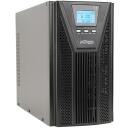 Gembird UPS 2000VA On-Line EG-UPSO-2000, 2000 VA, 1800 W, 12 V, 7 Ah, 6 akumuliatorių, 3xIEC-C13, 2xSchuko, USB, LCD ekranas