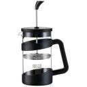 Resto prantsuse press 90508, 600 ml, Borosilikaatklaas, Roostevaba terasfilter, Plastmassist kaas, Must