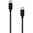 Sbox USB kabelis TYPEC-2-B, 2m, 60W, 3A, 480Mbit/s, melns, USB 2.0, Type-C spraudnis, Type-C spraudnis