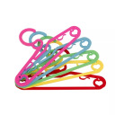 Vaikiški drabužių pakabos ORDINETT 129841026 5 vnt. plastikiniai Baby Cupid 29,5x0,45x15,5cm įvairios