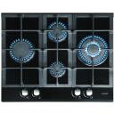 Cata Plīts LCI 6031 B 08041500, 4 gāzes degļi, 9,2kW, čuguna restes, automātiskā aizdedze, melna