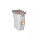 Konteiner lemmikloomatoidu hoidmiseks 6kg 15L 33x22x41cm valge/helehall 2198401 STEFANPLAST