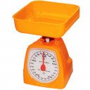 Механические кухонные весы оранжевые