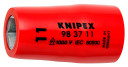Hexagona uzgriežņu atslēga, KNIPEX, 98 37 11, 11 mm, hromēta