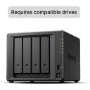 Synology NAS хранилище DS425+, 4 отсека, 2 ГБ ОЗУ, 2 RJ45, 2 USB 3.2, 28.25 Вт