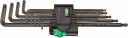 TORX atsuktuvų rinkinys (9 vnt.) 967/9 TX XL 05024460001 WERA