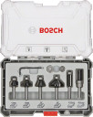 Freesiterade komplekt 1/4" (6 tk.) 2607017470 BOSCH